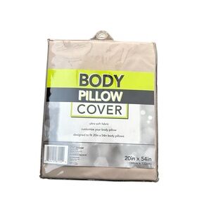 Bed Bath & Beyond Cream Body Pillow Cover - Color: Tan